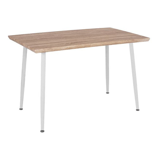 Dining Table PALOMA HM8334.02, 120x70x76.5- sonoma,white legs image 1