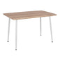 Dining Table PALOMA HM8334.02, 120x70x76.5- sonoma,white legs image 1