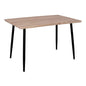 Dining Table PALOMA HM8334.01, 120x70x76,5-sonoma, black legs image 1