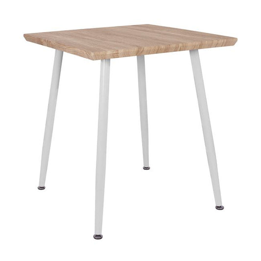 Dining Table PALOMA HM8335.02, 70x70x76.5, sonoma, white legs image 1