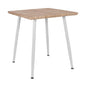 Dining Table PALOMA HM8335.02, 70x70x76.5, sonoma, white legs image 1