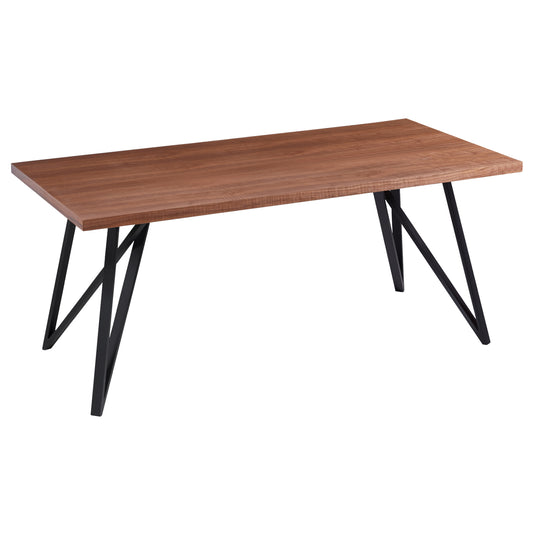 DINING TABLE GROW HM9467.02 WITH ASHTREE WOOD VENEER IN RUSTIC STYLE 180x90x75Hcm. image 1