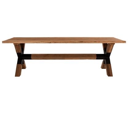 Трапезарна Масата KATTE от Рециклиран ТЕАК Дървен 250x100x78Hcm
