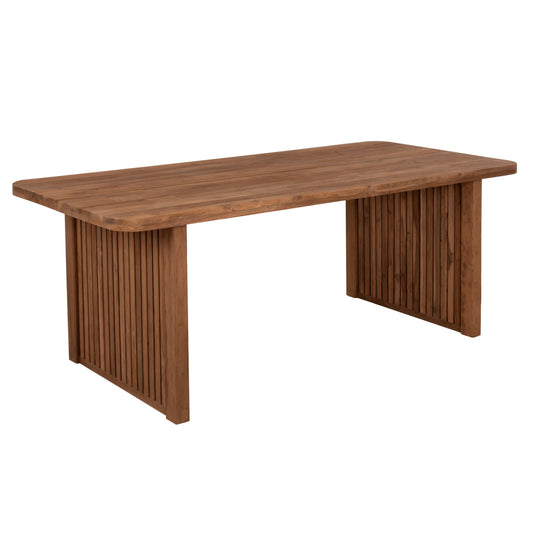 DINING TABLE BONTANG HM9641 RECYCLED TEAK IN NATURAL RUSTIC COLOR 200x90x76Hcm. image 1
