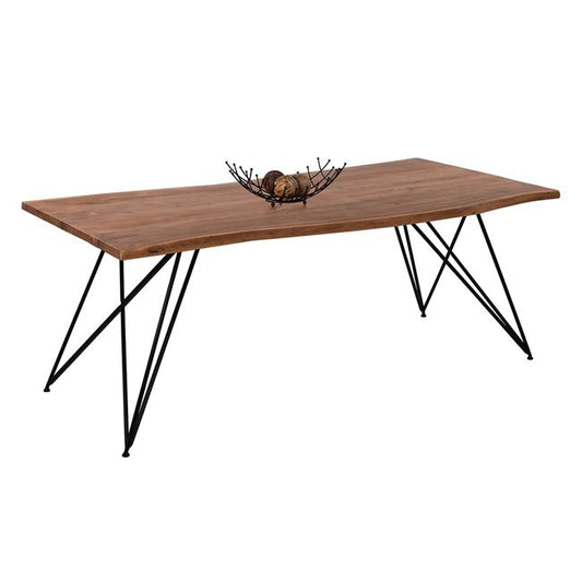 Dining Table Rio HM8181 Solid acacia wood 200Χ96Χ76Η image 1