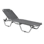 Professional Sunbed Aluminum HM5071.10 Grey 60x195x30 cm image 1