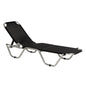 Professional sunbed aluminum WALDO HM5071.90 Black 195x53-60x30  cm image 1