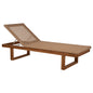 SUNLOUNGER PATRON HM5993 TEAK WOOD-VIRO ROPE WICKER 191x65x86Hcm. image 1