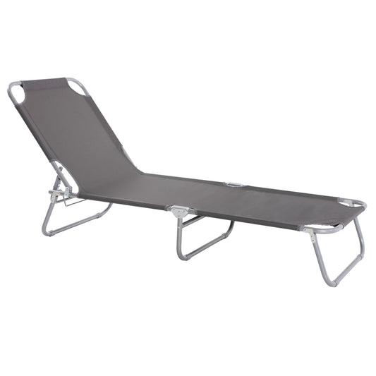 SUNBED HM5278.10 GREY METALLIC WITH GREY WATERPROOF FABRIC image 1