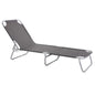 SUNBED HM5278.10 GREY METALLIC WITH GREY WATERPROOF FABRIC image 1