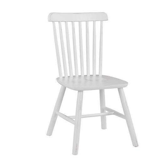 DINING CHAIR LUCIEN HM8645.03 BEECH WOOD IN ANTIQUE-WHITE 48x54x86Η cm image 1